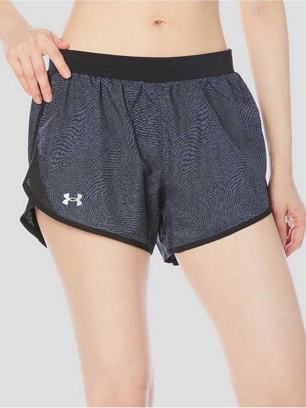 Under Armour Black Textured Athletic Running Shorts